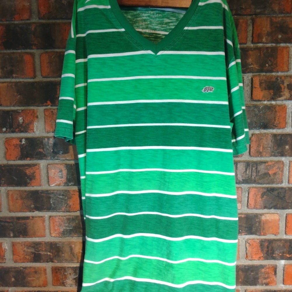 Mens Echo Unltd Stripped T-shirt